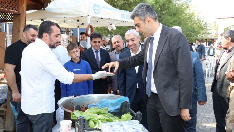 Bozova'da Gazze için yardım kermesi düzenlendi