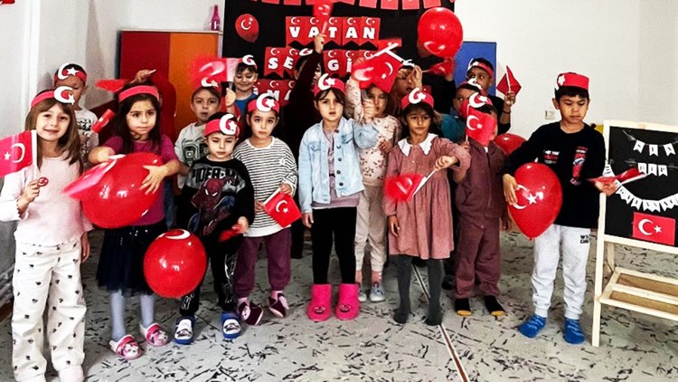 Yakakent'te minikler bayram coşkusu yaşadı