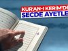 Kur'an-ı Kerim'deki secde ayetleri