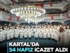 Kartal'da 54 hafız icazet aldı