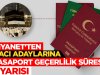 Diyanet'ten hacı adaylarına 'pasaport geçerlilik süresi' uyarısı