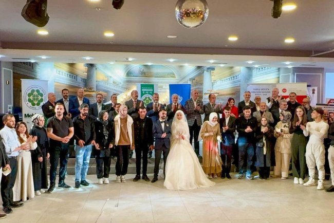 Konya'da 35 çift için toplu nikah töreni düzenlendi