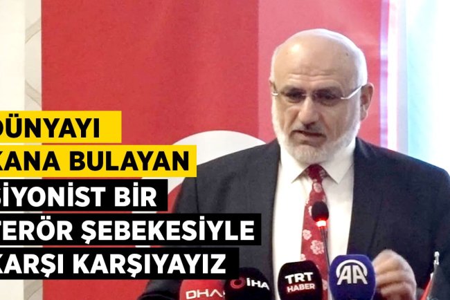 Şahin: Dünyayı kana bulayan siyonist bir şebekeyle karşı karşıyayız