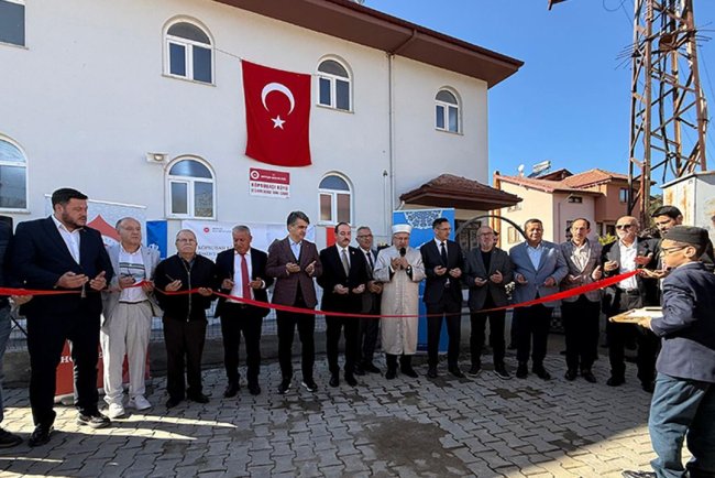 Köprübaşı Köyü Camii dualarla açıldı