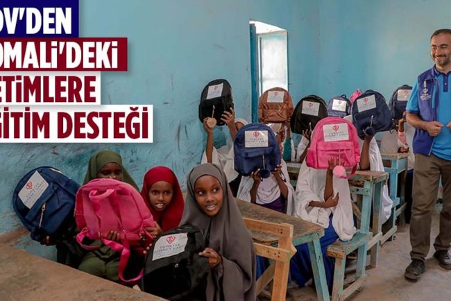 TDV'den Somali'deki yetimlere eğitim desteği