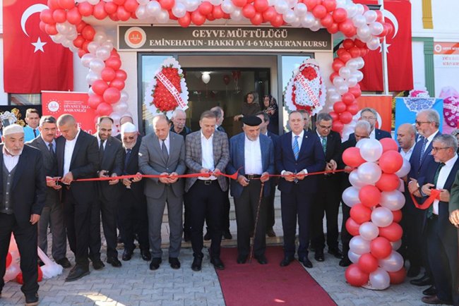 Geyve'de 4-6 Yaş Kur’an Kursu açıldı