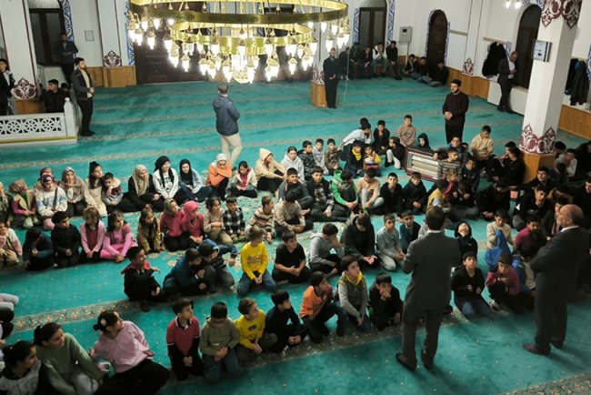 Doğanşehir'de çocuklar camide buluştu