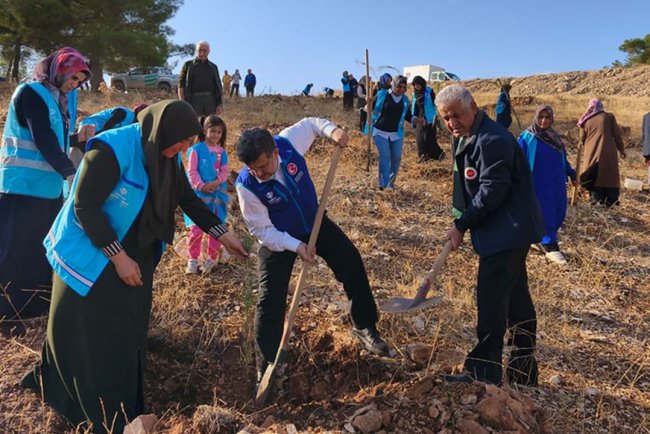 Adıyaman'da "Bir İyilik Bir Fidan" etkinliği