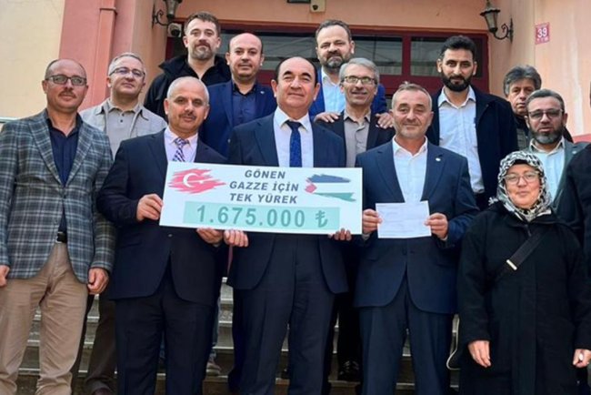 Gönen'den Gazze'ye rekor destek