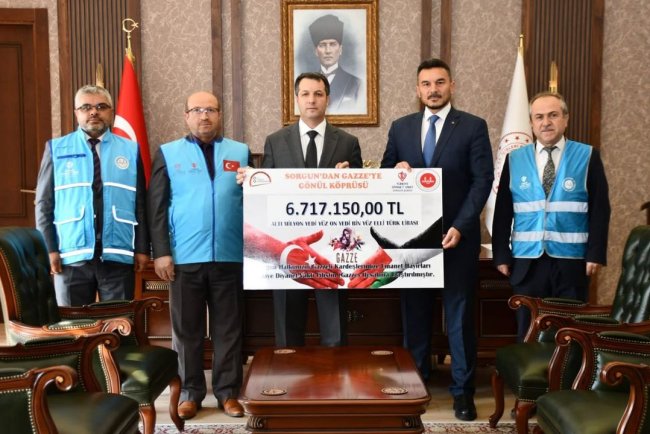Sorgun’dan Gazze'ye gönül köprüsü
