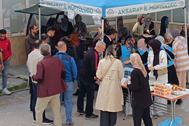 Aksaray'dan Gazze'ye hayır kermesi