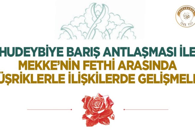 Hudeybiye Barış Antlaşması İle Mekke’nin Fethi Arasında Müşriklerle İlişkilerde Gelişmeler