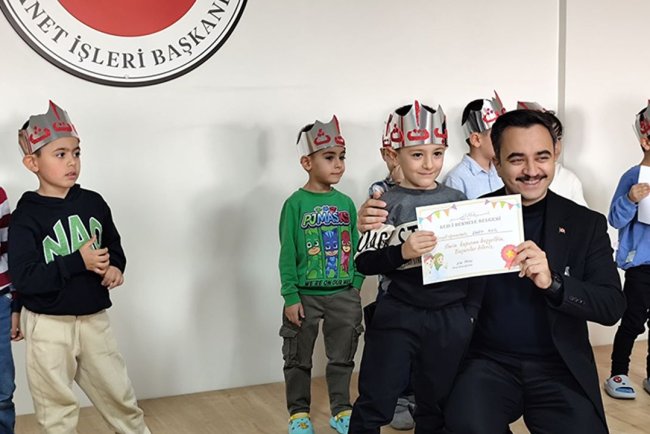 Nurdağı'nda minikler Kur'an'a geçti