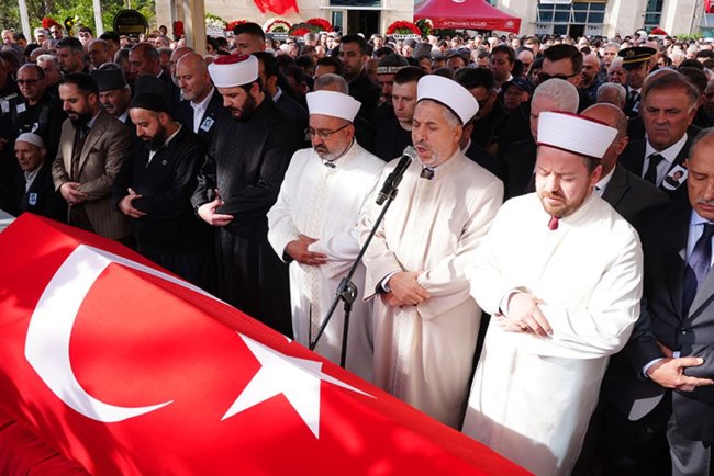 Hırvatistan'daki uçak kazasında şehit olan pilot Hasan Bahar ebediyete uğurlandı