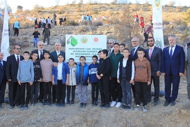 Karaman'da Hz. Peygamber anısına hatıra ormanı oluşturuldu