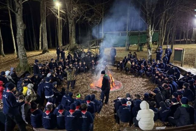 İstanbullu izciler Kocaeli'de "Diriliş" kamp ateşini yaktı