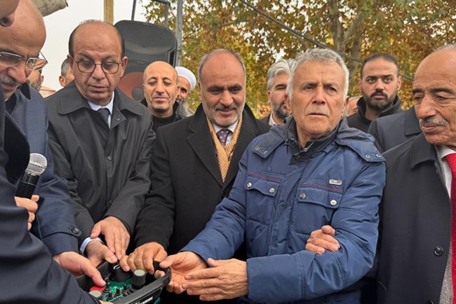 Yeşilyurt'ta Dilek Merkez Camii'nin temeli atıldı
