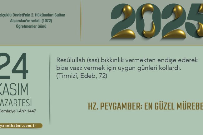Hz. Peygamber: En Güzel Mürebbi
