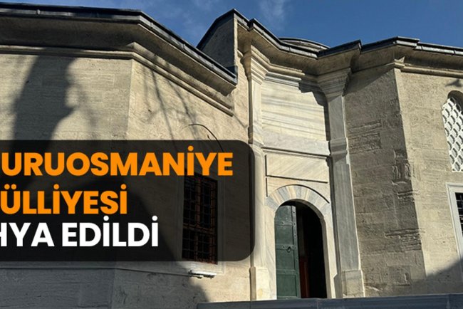 Nuruosmaniye Külliyesi ihya edildi