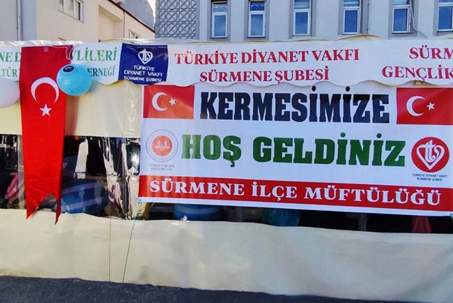 Sürmene'den Filistin'e destek