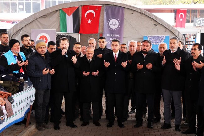 Darende'den Filistin'e destek