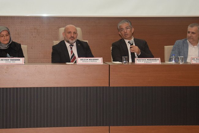Giresun'da "Ailenin Korunması" paneli