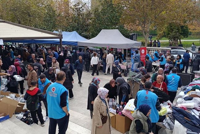 Denizliler Gazze'ye destek için seferber oldu
