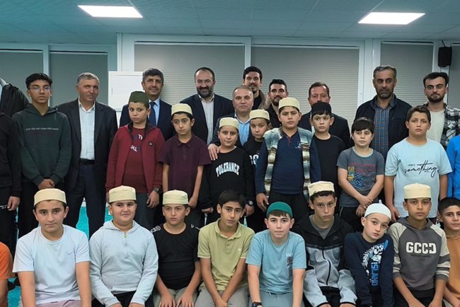 Kaymakam Duru, hafızlık öğrencileriyle buluştu