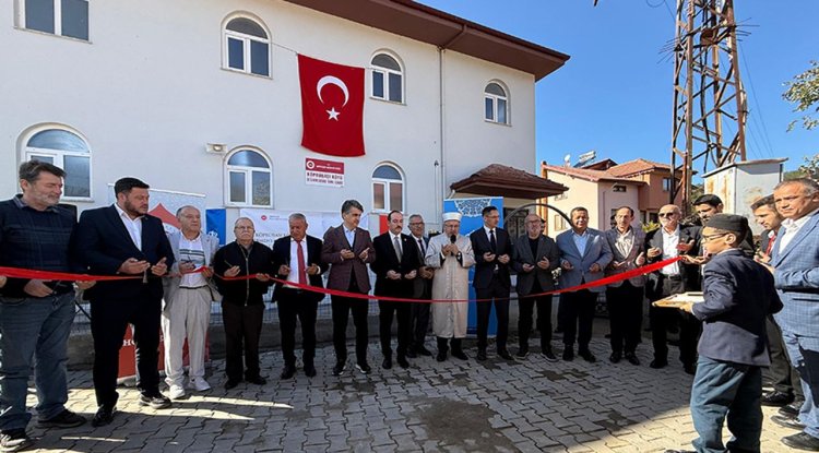 Köprübaşı Köyü Camii dualarla açıldı