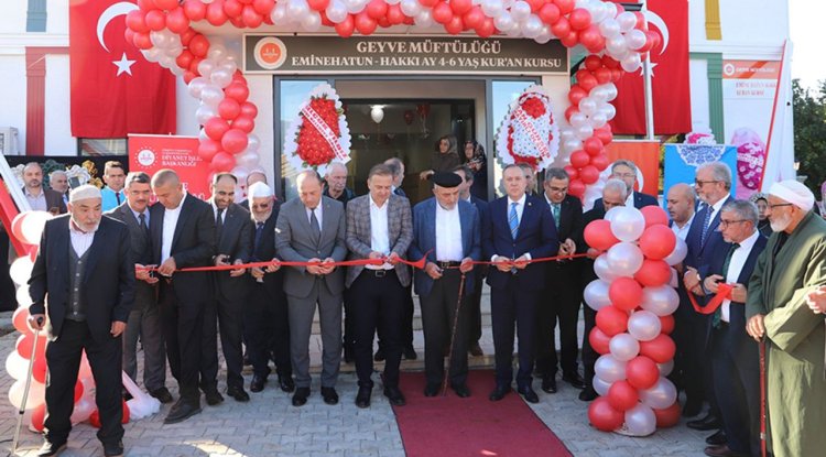 Geyve'de 4-6 Yaş Kur’an Kursu açıldı