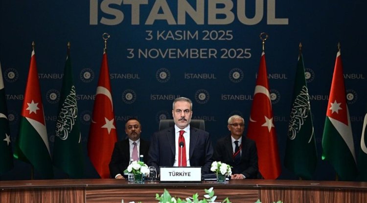 Dışişleri Bakanı Fidan'ın ev sahipliğindeki Gazze konulu toplantı başladı