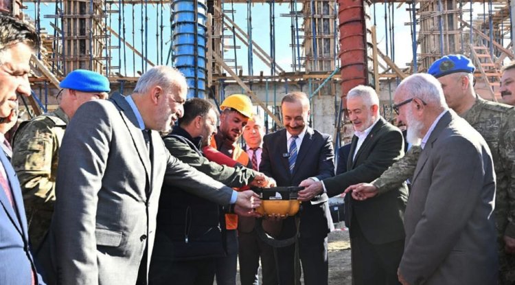 Isparta'da Kışla Camii'nin temeli atıldı