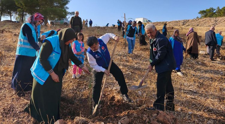 Adıyaman'da "Bir İyilik Bir Fidan" etkinliği