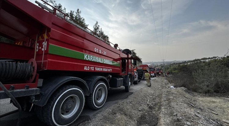 Adana'da çıkan orman yangını söndürüldü