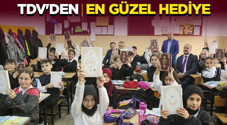 TDV'den en güzel hediye