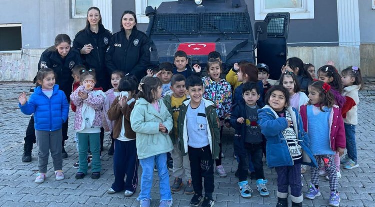 Saraylı miniklerden anlamlı ziyaret