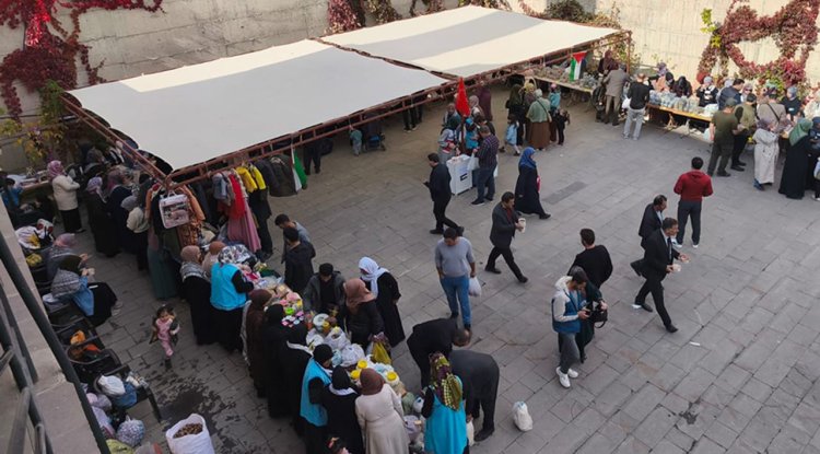 Hakkari'de Gazze yararına kermes düzenlendi