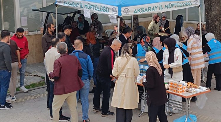 Aksaray'dan Gazze'ye hayır kermesi
