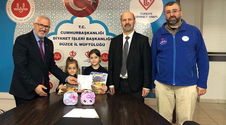 Düzceli miniklerden Gazze'ye destek