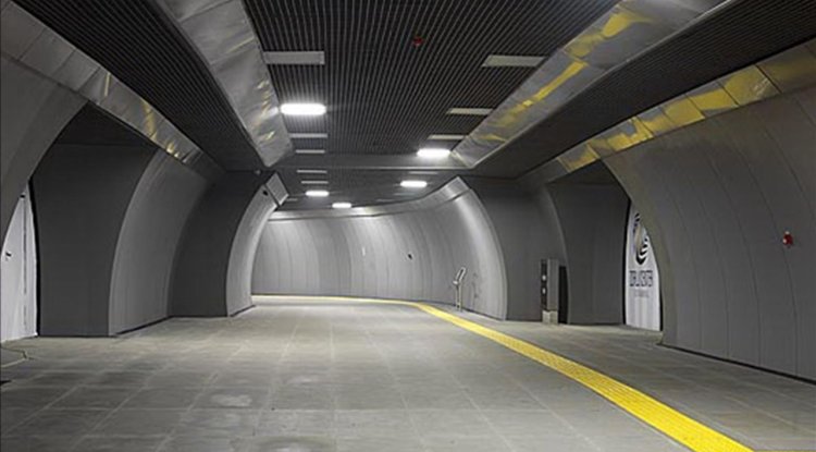 Metro tünellerine olağanüstü durumlarda yaklaşık 1,4 milyon kişi sığınabilecek