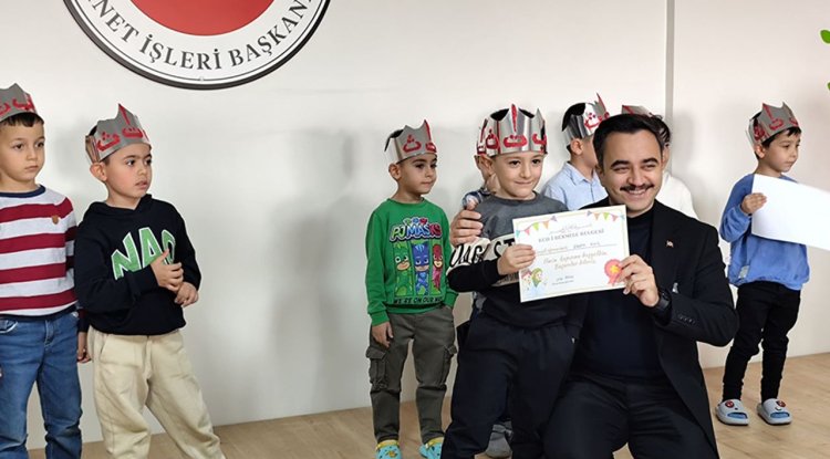 Nurdağı'nda minikler Kur'an'a geçti