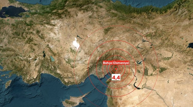 Osmaniye'de 4,4 büyüklüğünde deprem