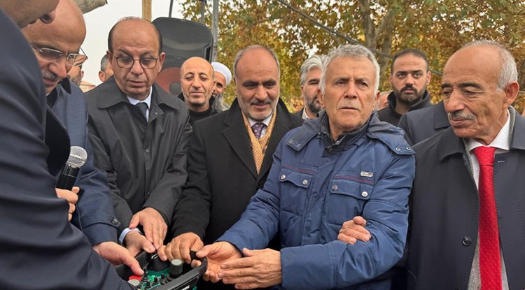 Yeşilyurt'ta Dilek Merkez Camii'nin temeli atıldı