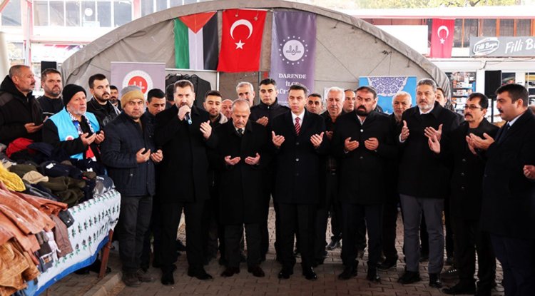Darende'den Filistin'e destek
