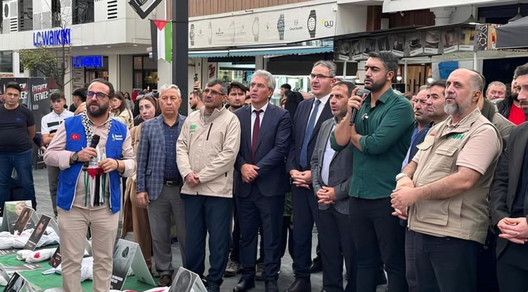 Bağcılar, bir günlük kazancını Gazze'ye bağışladı