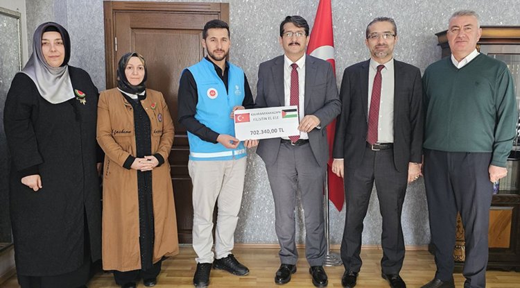 Kahramankazan'dan Gazze'ye büyük destek