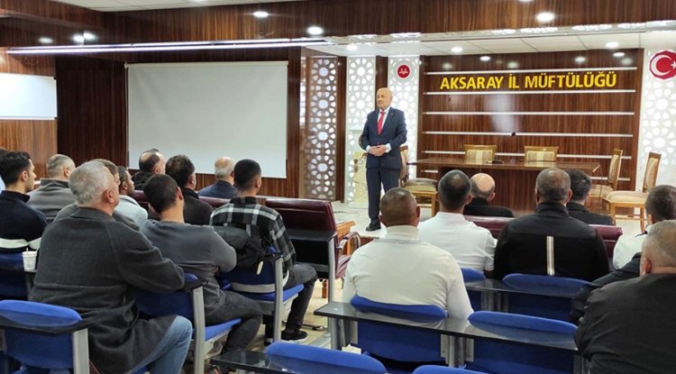 Aksaray'da hükümlülere manevi rehberlik programı