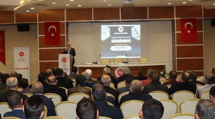 Manisa’da bağımlılıkla mücadele semineri düzenlendi