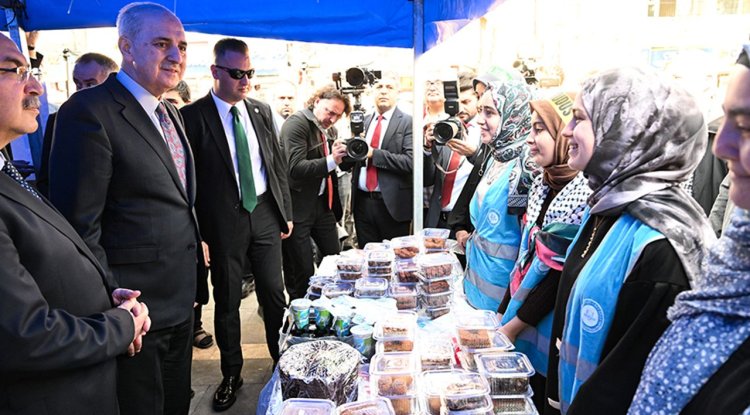 TBMM Başkanı Kurtulmuş'tan müftülük kermesine destek