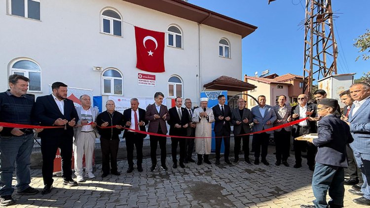 Köprübaşı Köyü Camii dualarla açıldı